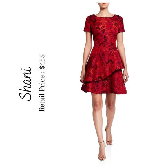 NWT Shani Two Tier Dress Size 16 - Picture 1 of 9